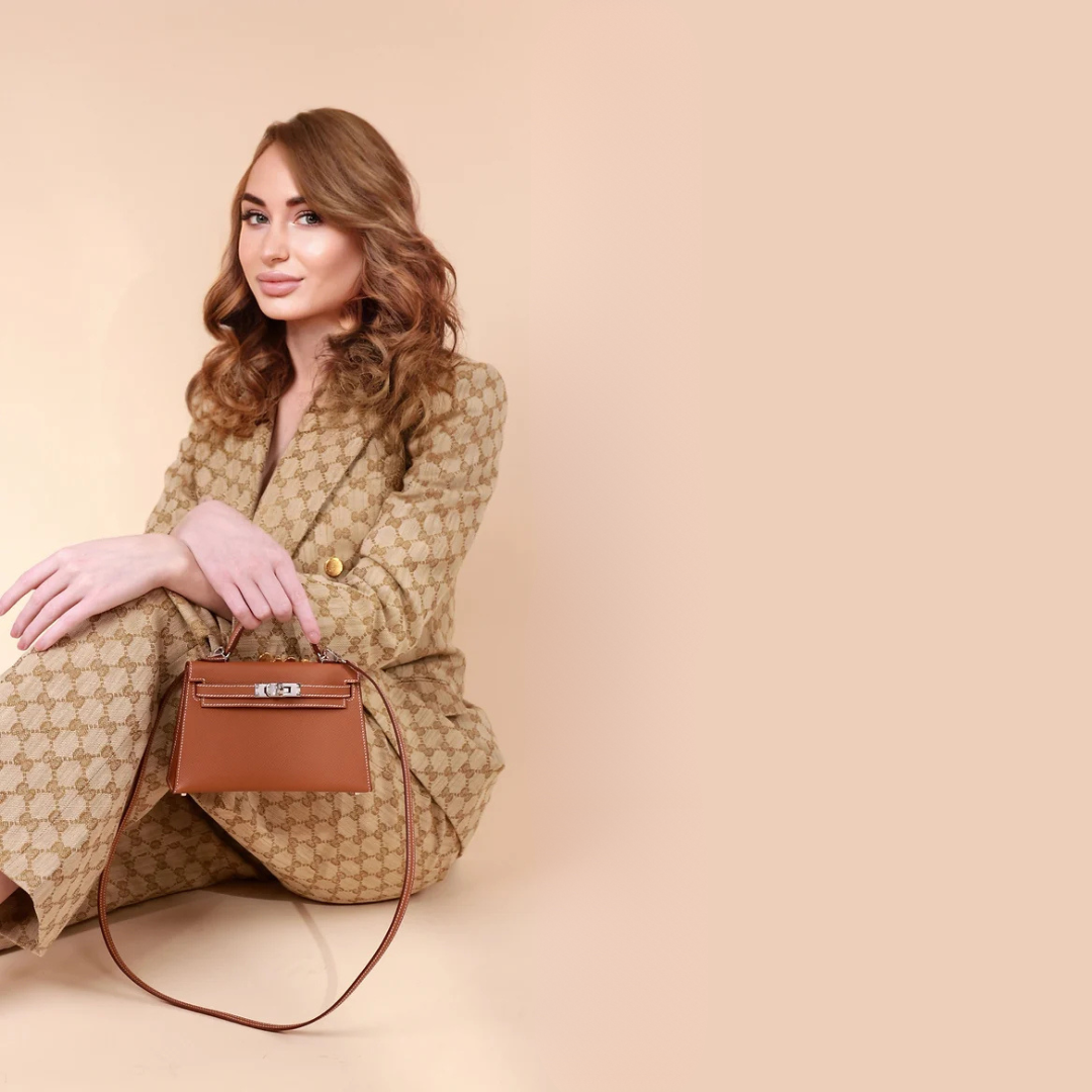 Borsa amelie artigianale Made in Italy in pelle lusso gold 