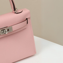 Borsa amelie artigianale Made in Italy lusso rosa