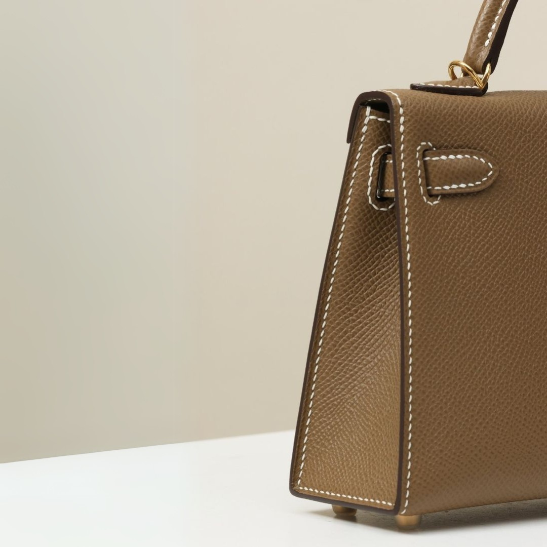 Borsa amelie artigianale Made in Italy lusso taupe